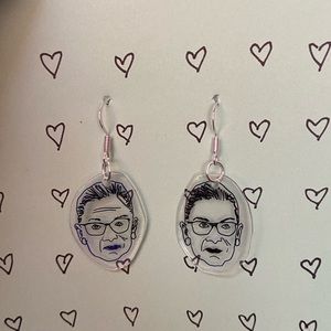 Ruth Bader Ginsburg Earrings